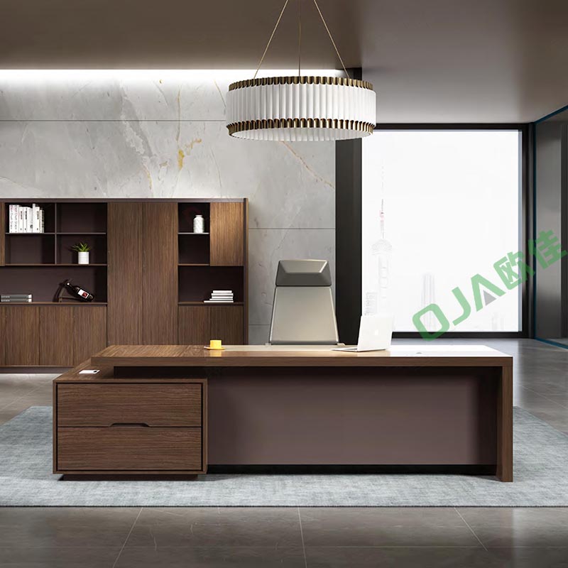 東原/木制臺(tái)、桌類/型號(hào)AD-20100/辦公桌老板桌班臺(tái)/規(guī)格2000W*1600D*760H/胡桃色/產(chǎn)地廣東/每套價(jià)格