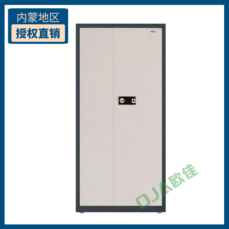 國保/金屬質柜類/Z168-V20/保密柜 指紋鎖保密文件柜 國家保密認證新款整體雙門無抽/活動層板*4/規(guī)格1900*900*430mm